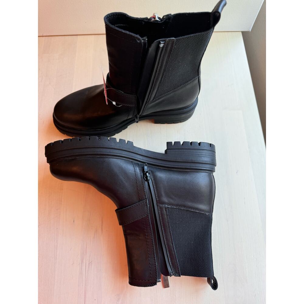 Blondo Gatwick Waterproof Comfort Booties Black Ankle Boots Women Size 9 - Picture 3 of 12